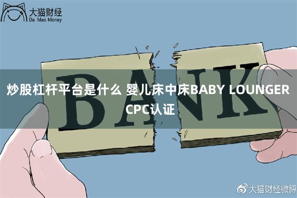 炒股杠杆平台是什么 婴儿床中床BABY LOUNGER CPC认证